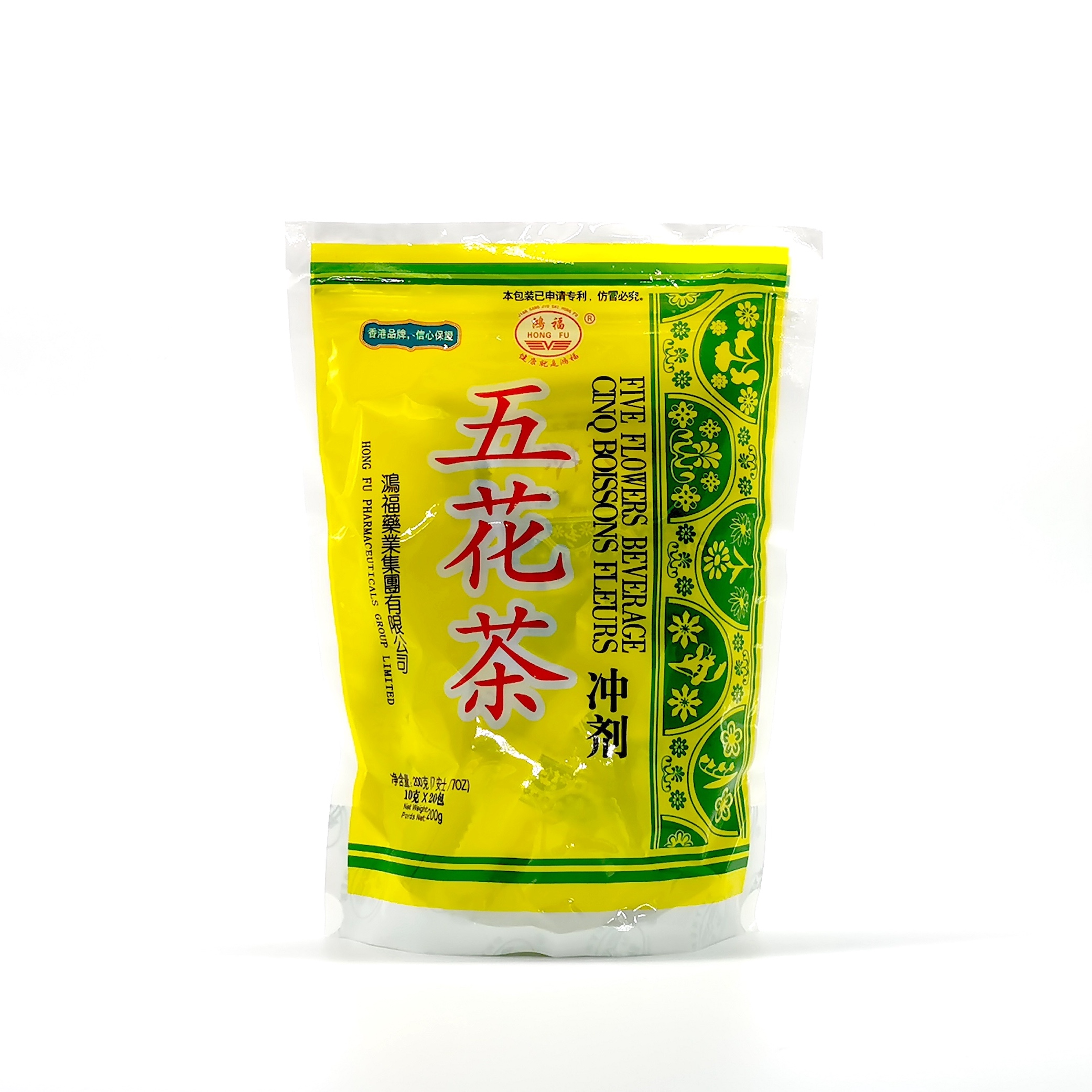 鴻福五花茶沖劑 10克x包 明華保健官方網購店